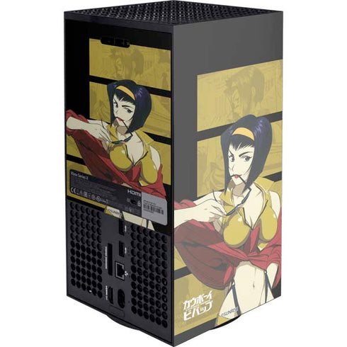 Cowboy Bebop Faye XBox Series X Digital Edition Console Skin